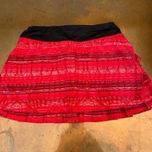rare Lululemon atheltica setting the pace tennis skirt